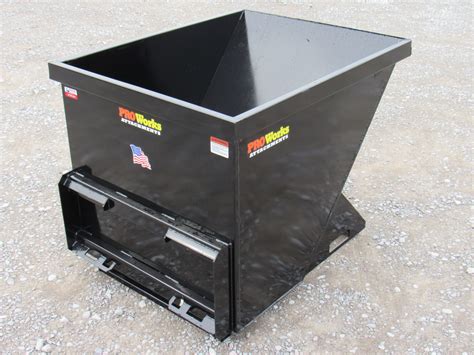 where to rent skid steer dumpster attachment|trash hopper attachment for forklift.